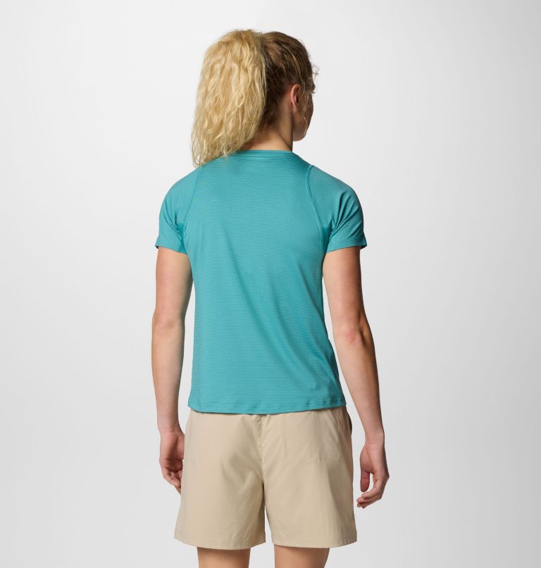 Femme Chemise à manches courtes Weekend Ascent, Color: Teal, image 2