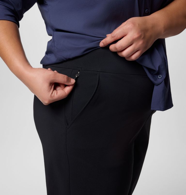 Femme Pantalon capri All Seasons - Grandes tailles, Color: Black, image 6