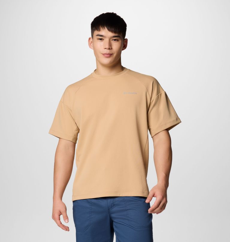 Men's Granite Point Knit Short Sleeve Crew, Color: Canoe, image 1
