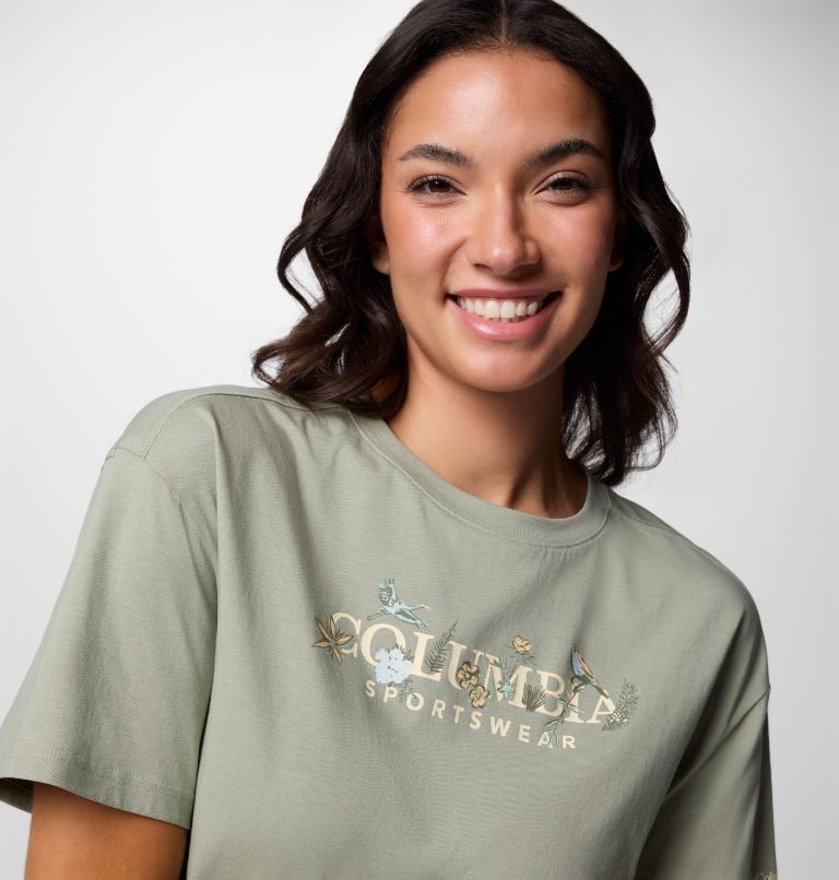 T-shirt Graphique Court Décontracté Rolling Bend Femme, Color: Safari, Outback Critters, image 4