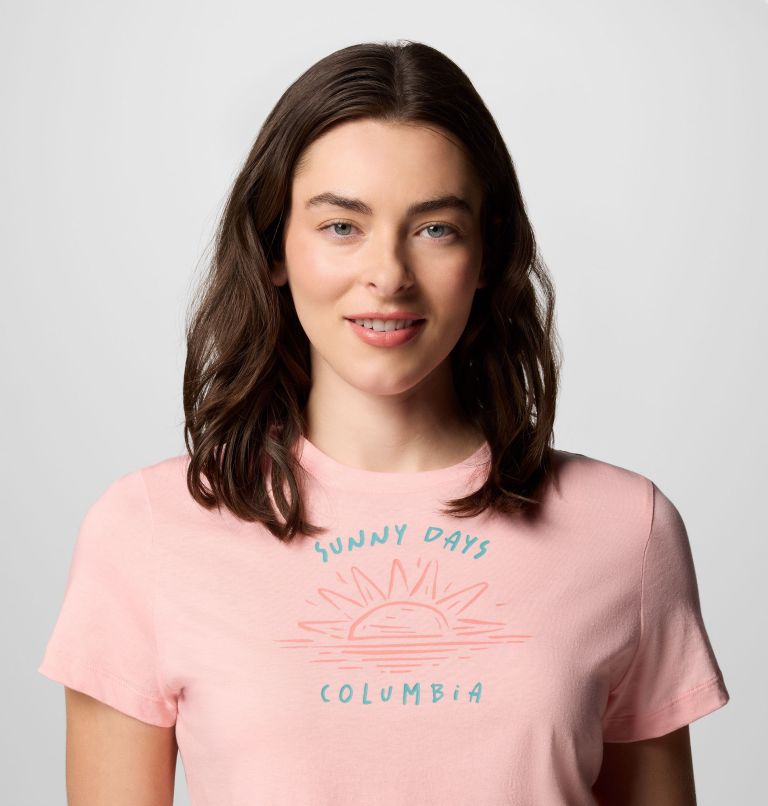 Ruby Springs Fitted T-Shirt mit Grafik für Frauen, Color: Pink Sand, Ready For Rays, image 4