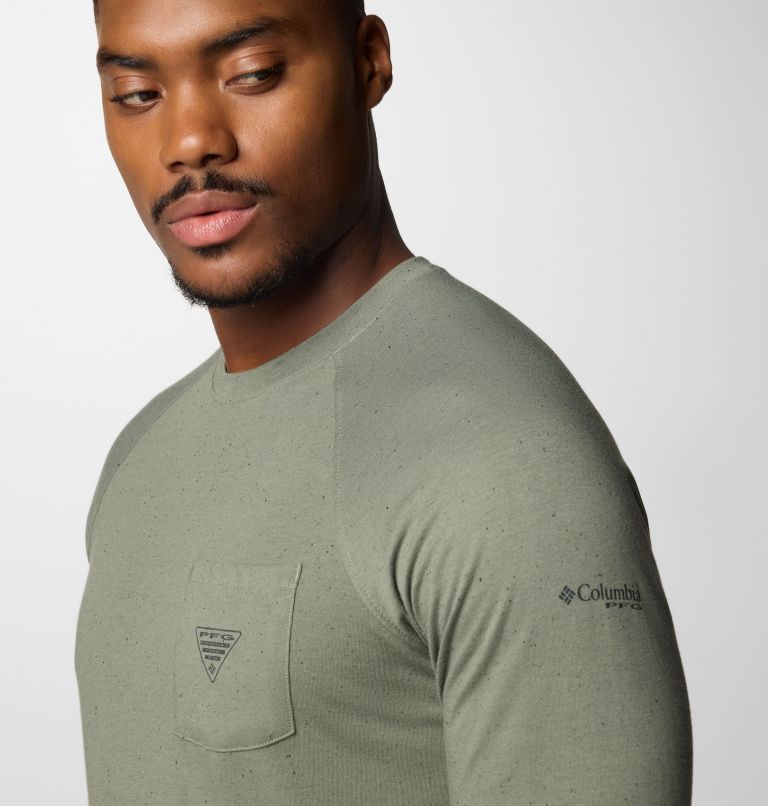 Homme Chemise à manches longues PFG Uncharted Neps, Color: Cypress, image 5