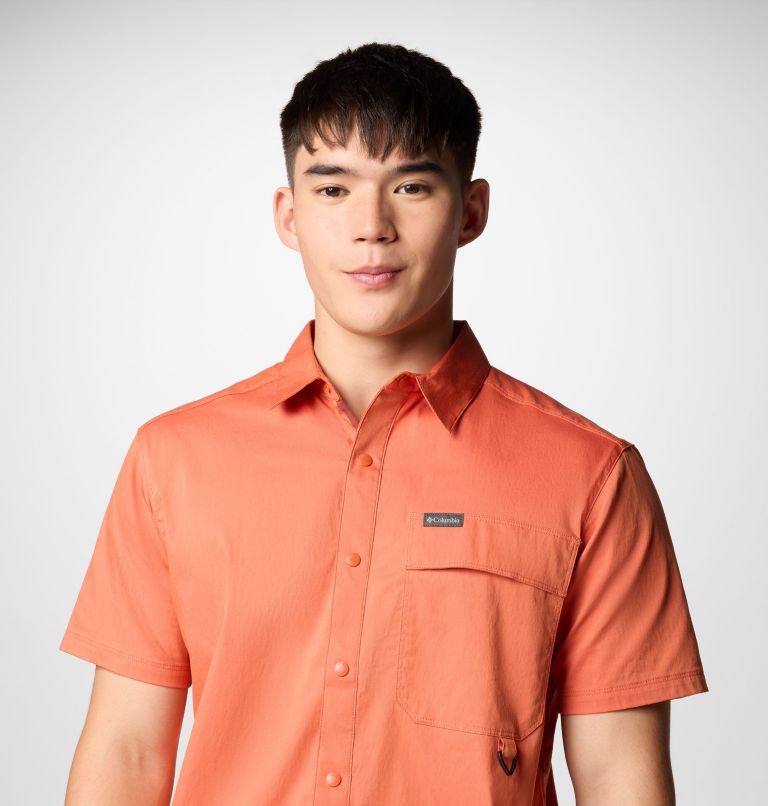 Chemise Manches Courtes en Sergé Landroamer Homme, Color: Tuscan, image 5