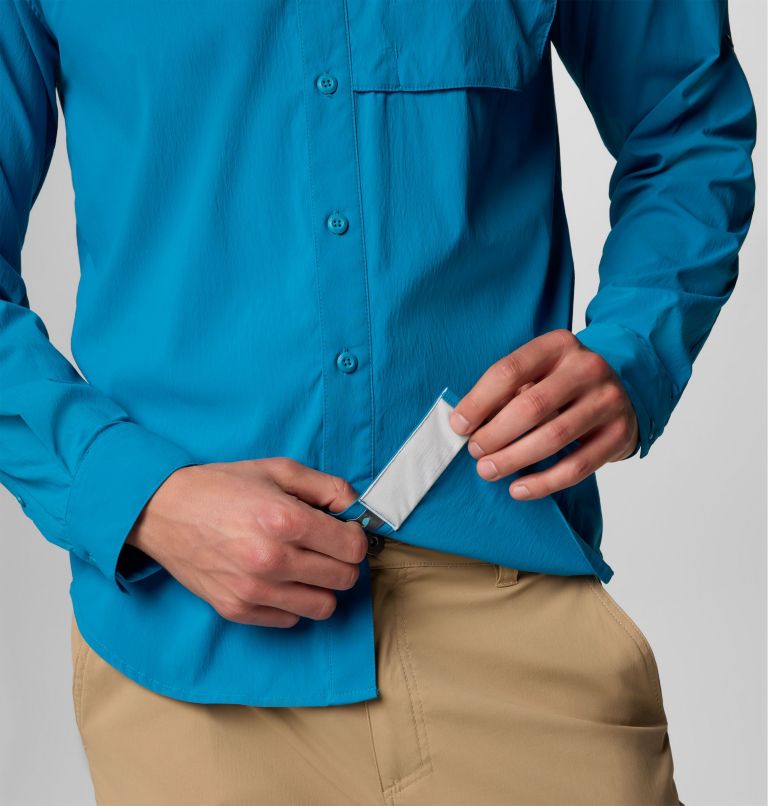 Homme Chemise à manches longues PFG Wild Cast, Color: Blue Echo, image 8