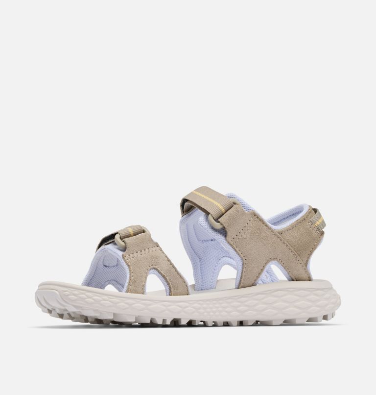 Women's Konos Hiker 2-Strap Hiking Sandal, Color: Canvas Tan, Snowdrift, image 7