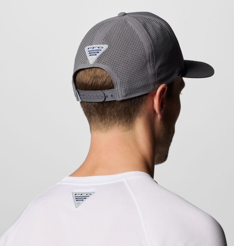 Casquette extensible à fermeture à pression Tidal Pursuit 3D, Color: City Grey, Fish Circle Bass, image 4