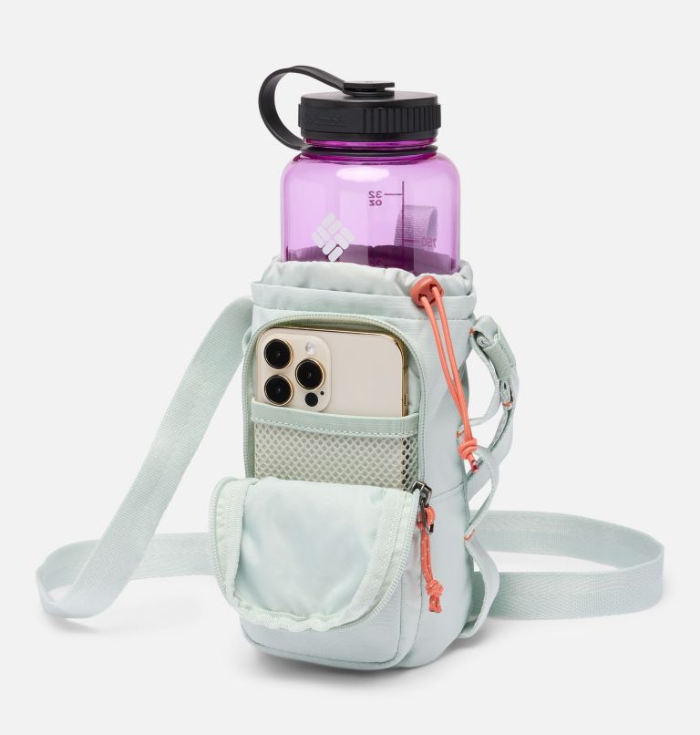 Unisex Trail Traveler Water Bottle Sling, Color: Cool Green, image 7