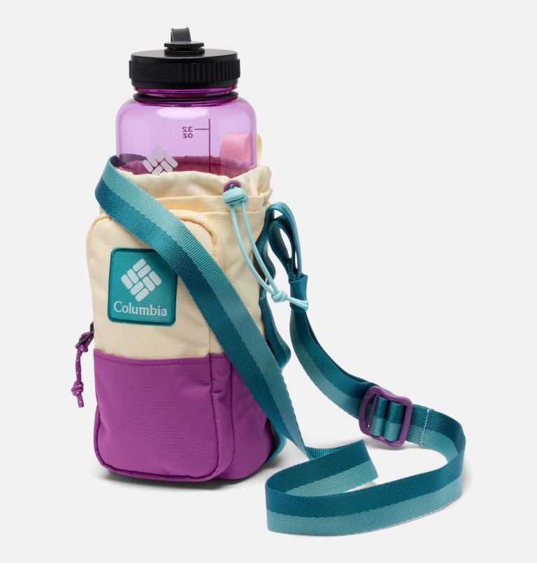 Unisex Trail Traveler Water Bottle Sling, Color: Lemon Wash, Razzle, River Blue, image 1