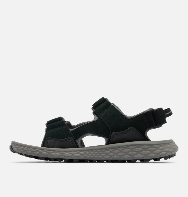 Men's Konos Hiker 3-Strap Sandal, Color: Black, City Grey, image 5