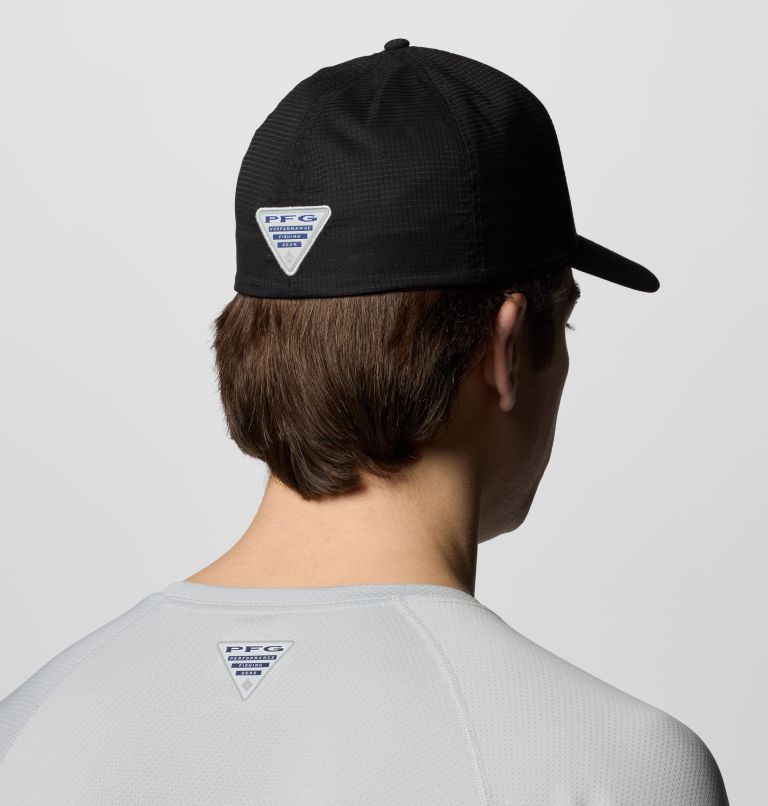 Casquette extensible PFG Island Angler, Color: Black, PFG Diamond Bit Trout, image 4