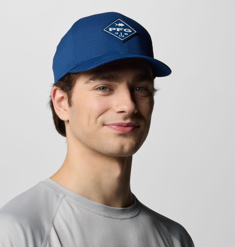 Casquette extensible PFG Island Angler, Color: Carbon, PFG Diamond Bit Tuna, image 3