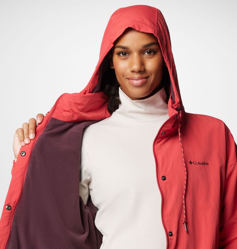 Women's Eastmoreland Lined Long Jacket, Color: Daredevil, image 6