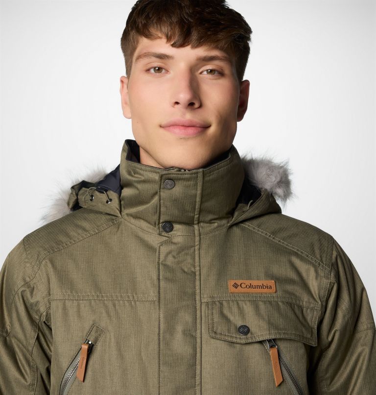 Men's Barlow Pass TurboDown II Waterproof Down Jacket, Color: Stone Green, image 5