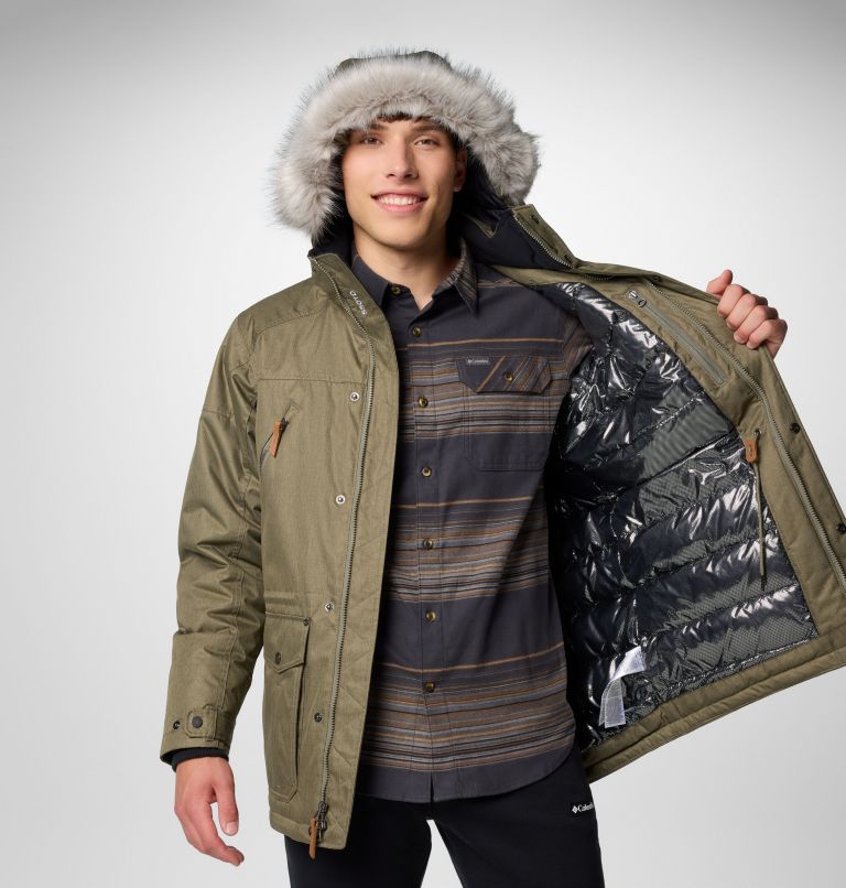 Men's Barlow Pass TurboDown II Waterproof Down Jacket, Color: Stone Green, image 6