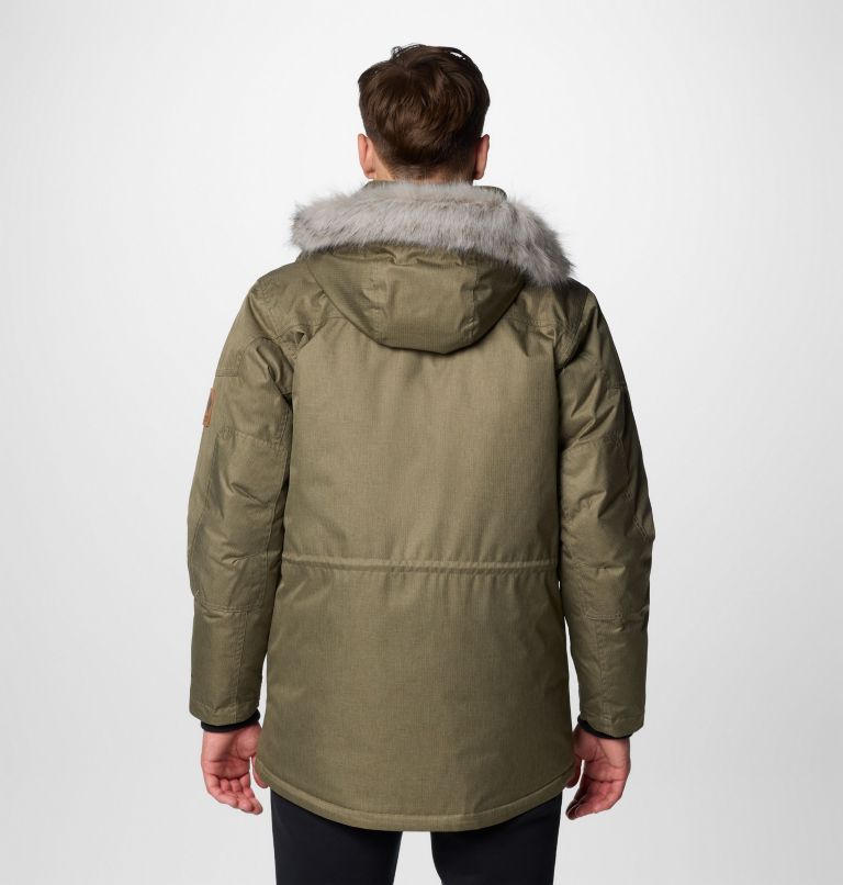 Men's Barlow Pass TurboDown II Waterproof Down Jacket, Color: Stone Green, image 2