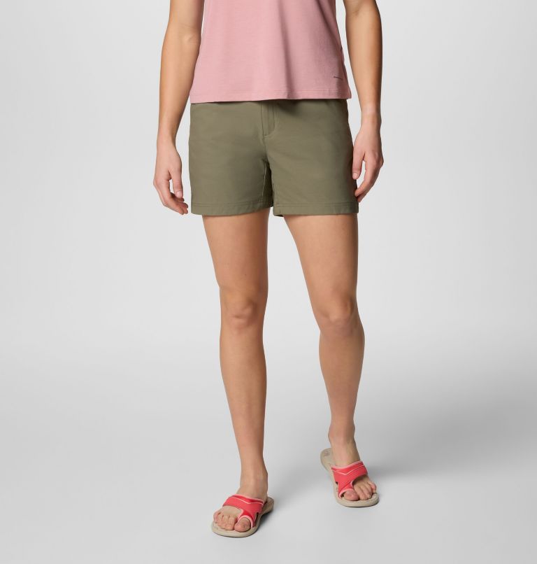Shorts de senderismo Leslie Falls II de Columbia para mujer, Color: Stone Green, image 1