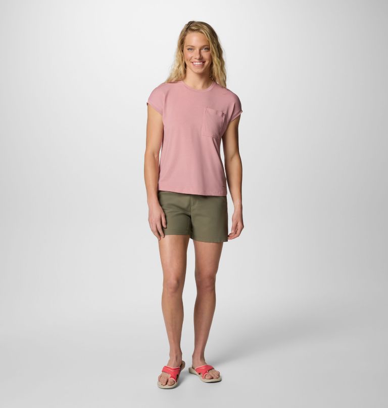Shorts de senderismo Leslie Falls II de Columbia para mujer, Color: Stone Green, image 6