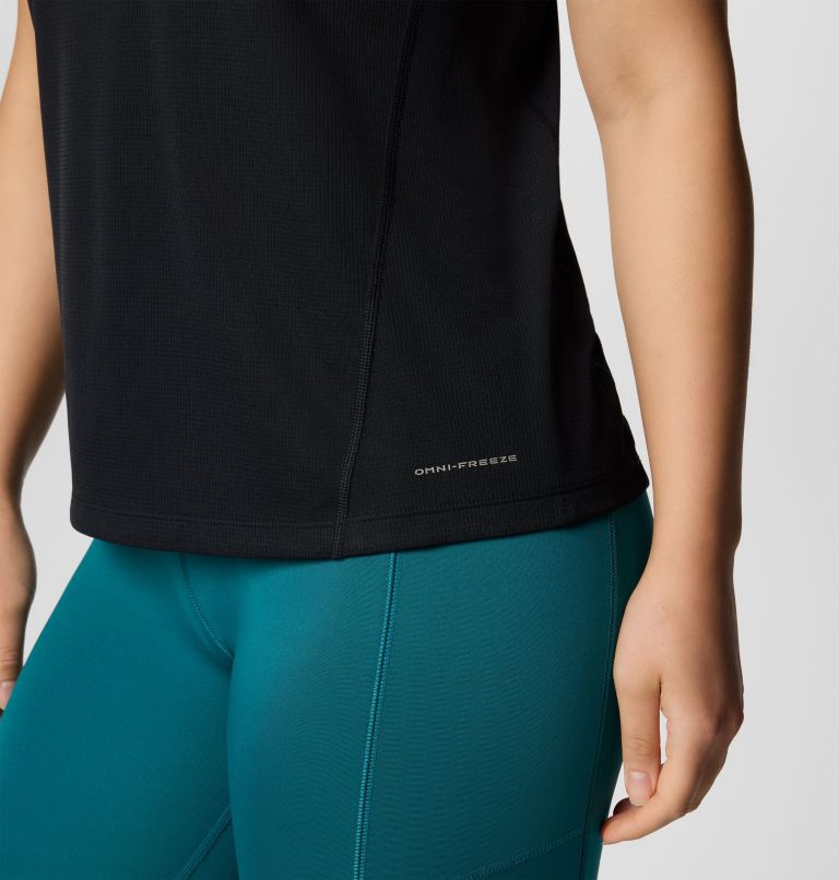 T-shirt Technique Cirque River Pro Femme, Color: Black, image 6