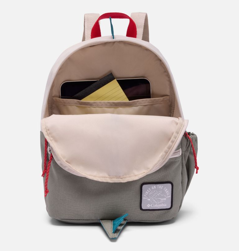 Kids' Kitterwibbit Backpack, Color: Dark Stone, Cypress, Red Spark, image 3