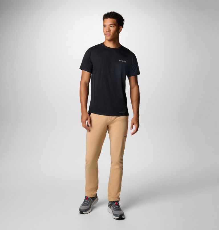 Men's Cirque River Pro Short Sleeve Crew Shirt, Color: Black, image 2