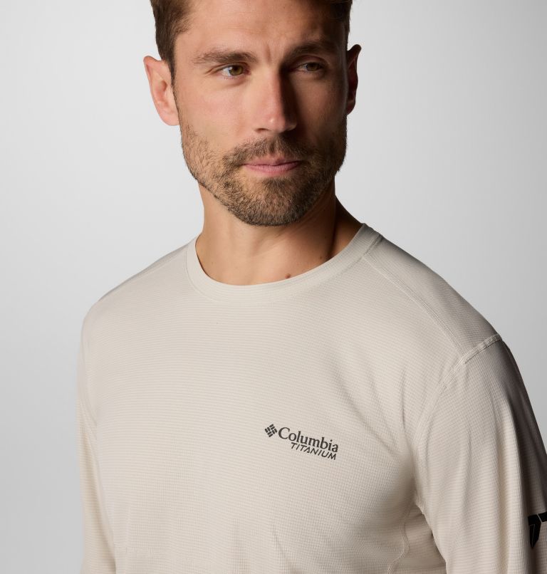 Men's Cirque River Pro Long Sleeve Technical T-Shirt, Color: Dark Stone, image 4