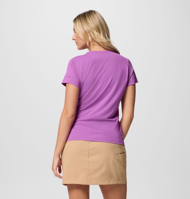 Women's Zero Rules Light Technical T-Shirt, Color: Razzle, image 3