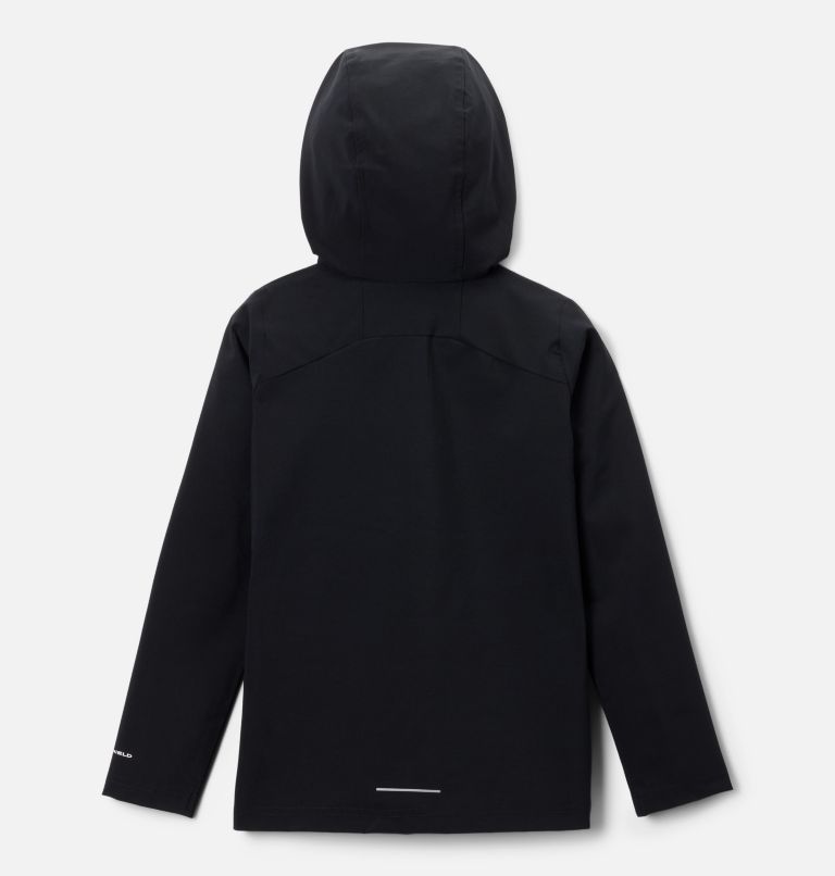 Youth Hike Hooded Jacket, Color: Black, image 2