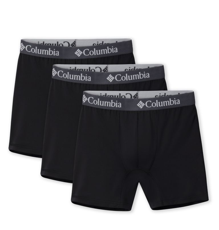 Men's Poly Stretch Boxer Briefs - 3 Pack, Color: Black, image 1